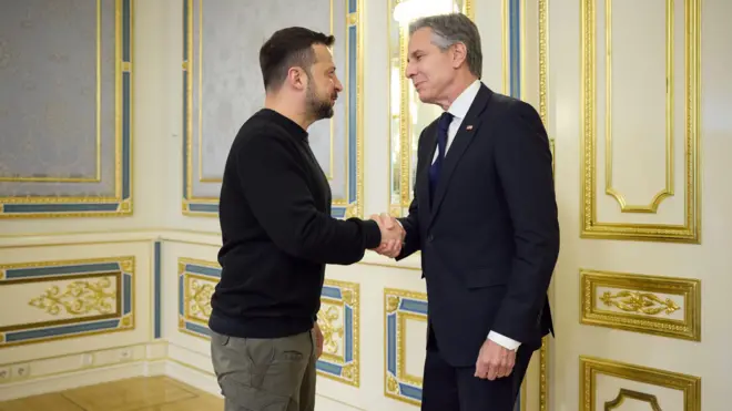 Блінкен та Зеленський