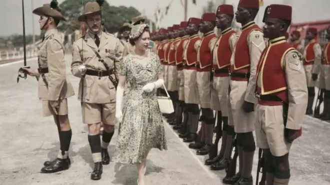 Queen Elizabeth II visit Nigeria in 1956