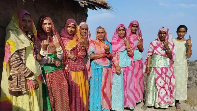 शेरगांव की महिलाएं 