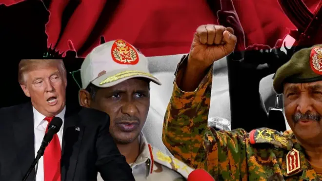 Trump, Degalo iyo el-burhan