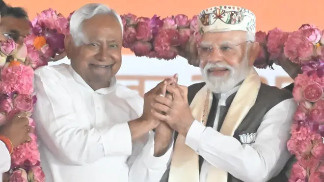 नीतीश कुमार और मोदी की तस्वीर