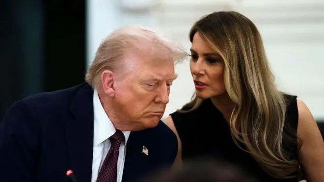 Дональд и Мелания Трампы
