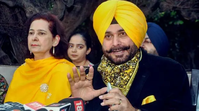 नवजोत सिंह सिद्धू और उनकी पत्नी नवजोत कौर सिद्धू