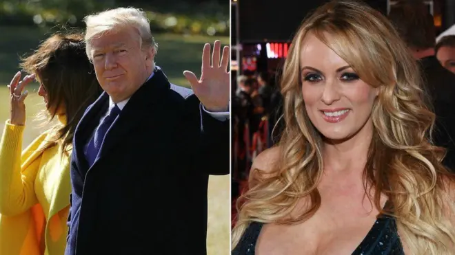 Colagemx2betfotos  — Donald Trump e Stormy Daniels