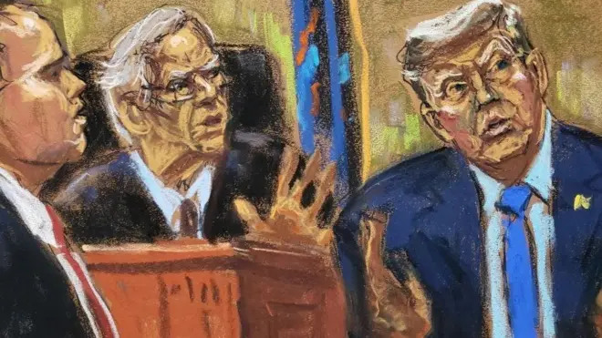 Trump, dolandırıcılık davasında tanık kürsüsündeyken hakimle tartıştı