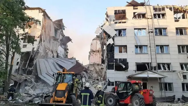 Оккупационные власти опубликовали фото последствий удара