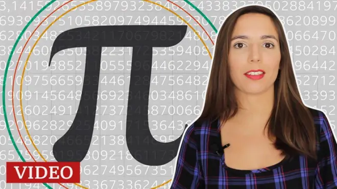 Ana Pais con el número Pi