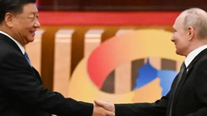 التقى شي وبوتين آخر مرة في أكتوبر/تشرين الأول 2023 في بكين