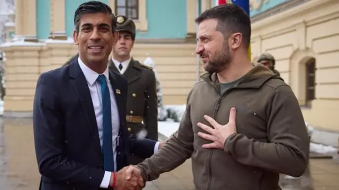 Сунак і Зеленський у Києві 