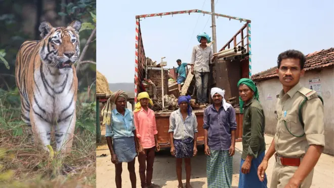 పునరావాస కాలనీకి వెళుతున్న ఆదివాసీలు