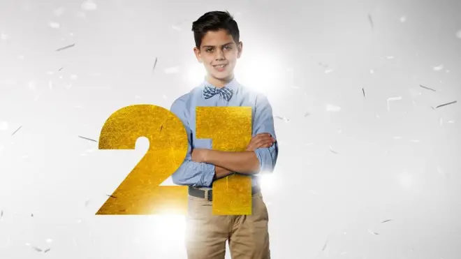 الشاب جورج عاصي، عندما كان طفلاً.