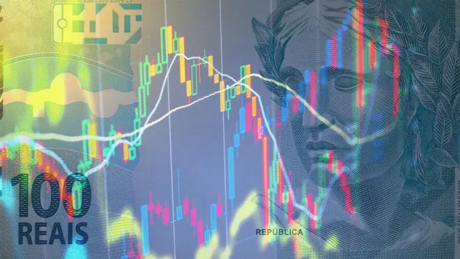 Ilustração com notacupom primeiro deposito bet365R$ 100 reais e gráficos sobrepostos