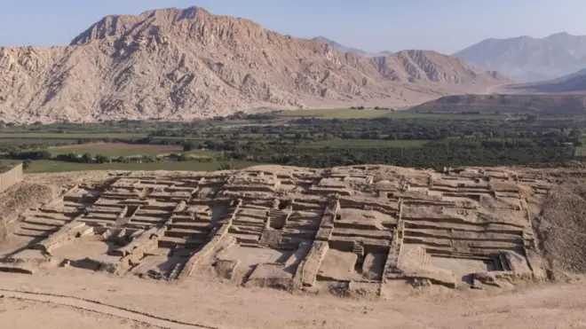 Restos de la antigua ciudad de Peñico en la provincia peruana de Penico. 
