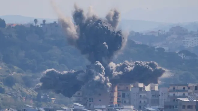 Удар по Ливану утром 8 апреля