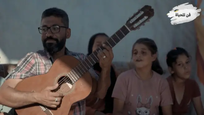 الموسيقى تواجه أصوات الحرب في غزة