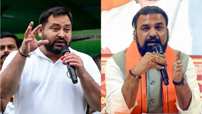 तेजस्वी यादव और सम्राट चौधरी