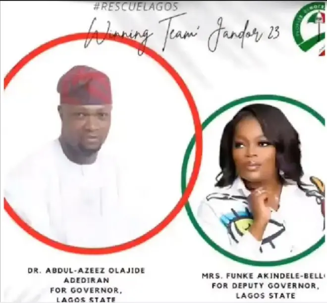 Funke Akindele ati Jandor