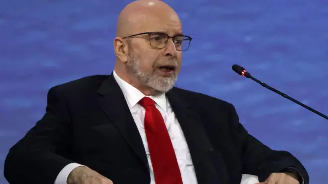 Дмитрий Саймс на Международном экономическом форуме в Санкт-Петербурге в 2023 году