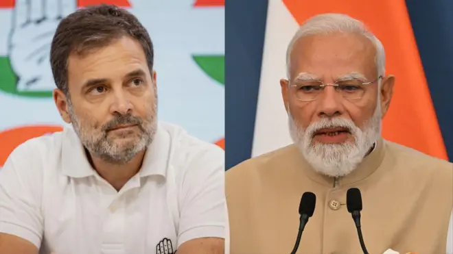 राहुल गांधी और नरेंद्र मोदी