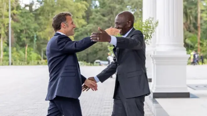 Macron na Ruto