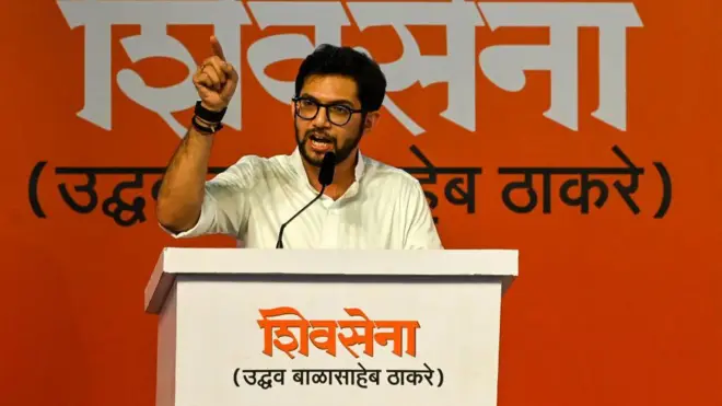 शिवसेना (उद्धव बाळासाहेब ठाकरे) पक्षाचे नेते आदित्य ठाकरे