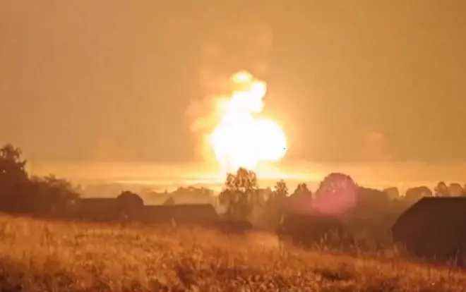 यूक्रेन की फ़ौज ने रूस में घुसकर किया हमला