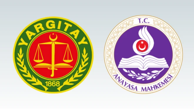 Yargıtay ve AYM logoları