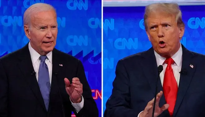 बाइडन, ट्रंप