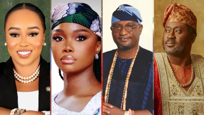 Barakat Odunuga-Bakare, Orode Uduaghan, Ganiyu Egunjobi, and Desmond Elliot