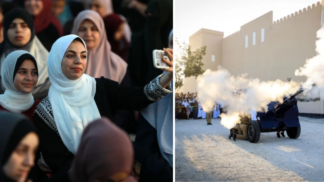 How Muslims across di world dey celebrate Eid al-Fitr in fotos