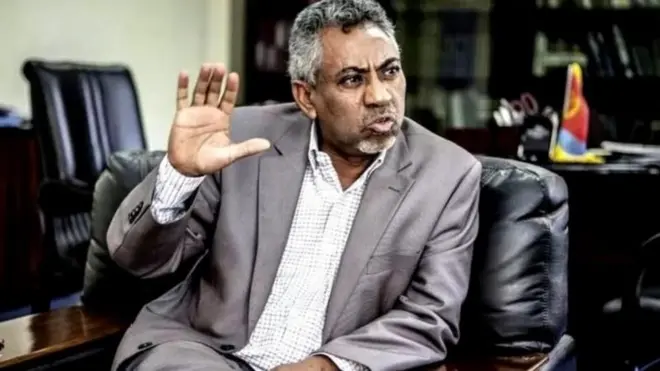 የኤርትራው ማስታወቂያ ሚኒስትር የማነ ገብረመስቀል 