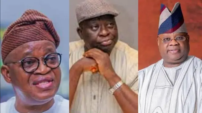 Gboyega Oyetola, Abiodun Idowu, Ademola Adeleke