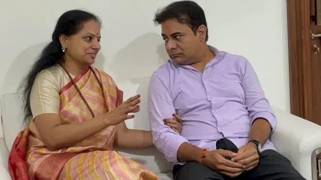 కవిత, కేటీఆర్ 