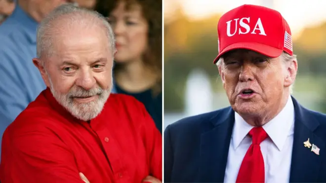 Lula e Trump