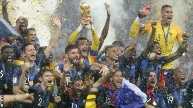 ንዋንጫ ዓለም ኣብ 2018 ዝዓተትሉ ሃገራዊት ጋንታ ፈረንሳ