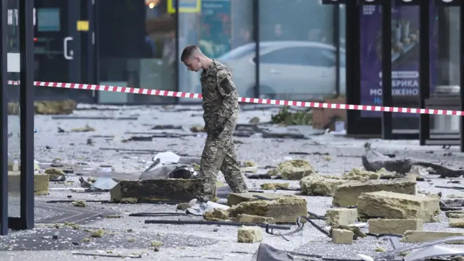 တိုက်ခိုက်ခံရမှုဖြစ်အပြီးမှာ မြင်ရတဲ့အပျက်အစီး 