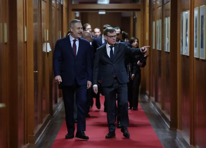 Dışişleri Bakanı Hakan Fidan ve Almanya Dışişleri Bakanı Johann Wadephul