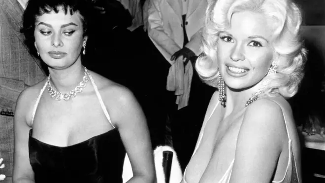 Sofíaa Loren y Jayne Mansfield