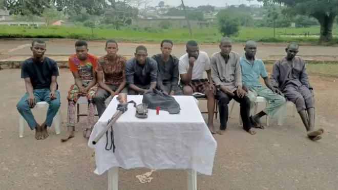 Àwọn afurasí ajínigbé tí ọlọ́pàá nawọ́ gán