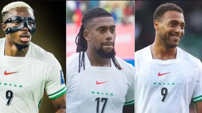 Victor Osimhen, Alex Iwobi na Cyriel Desser