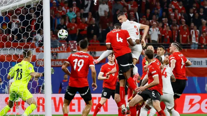 مباراة تركيا والنمسا