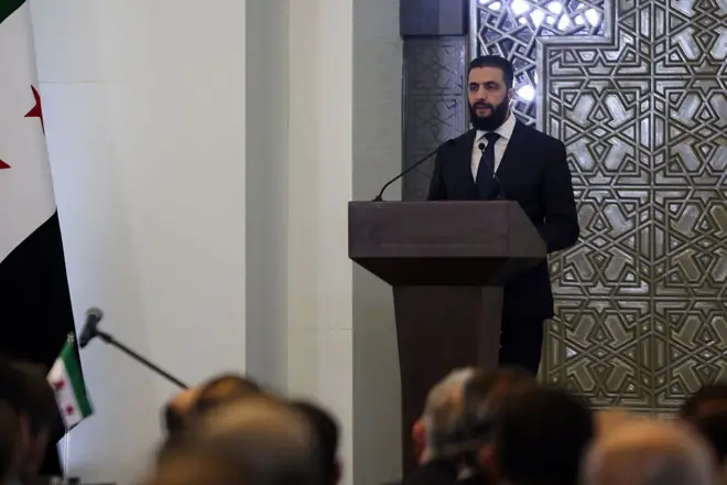 الرئيس الانتقالي أحمد الشرع