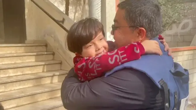 عدنان البرش با دخترش رزان