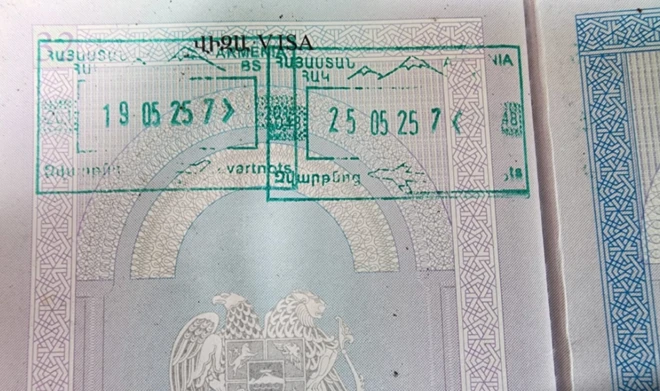 Ermənistan Ararat pasport visa viza