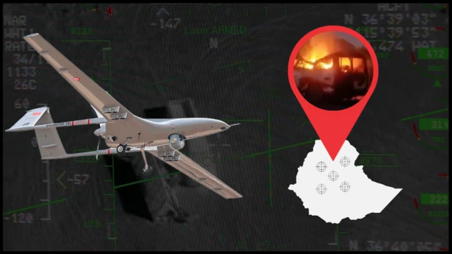 ድሮን እና የኢትዮጵያ ካርታ 