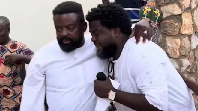 Aworan Kunle Afolayan ati Aremu Afolayan