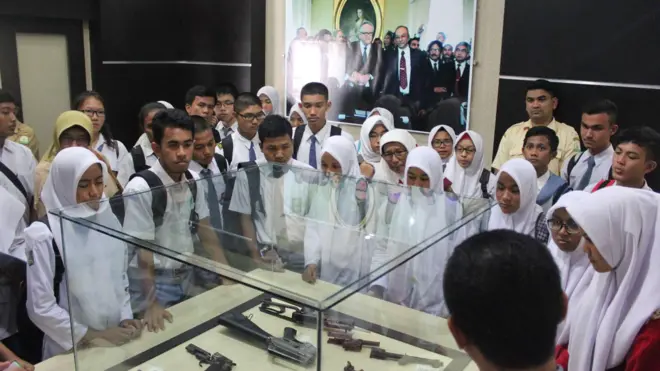 ruang memorial perdamaian, 20 tahun MOU Helsinki, aceh, banda aceh, Gerakan Aceh Merdeka, GAM, museum perdamaian