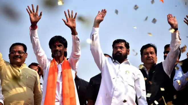 मनोज जरांगे पाटील आणि एकनाथ शिंदे