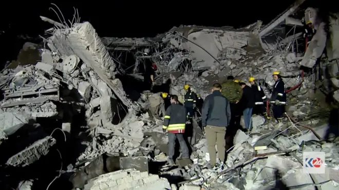 موقع استهداف الضربة الإيرانية في العراق