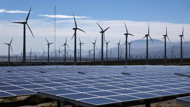 Molinos de viento en California